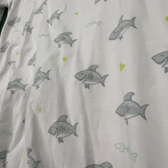 Coco Moon Hawaii Bamboo 9-12M Shark Print Zipper Coverall - Picture 6 of 6